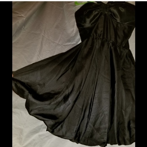 bebe  Little Black Dress timeless sexy Gown new - Picture 2 of 6